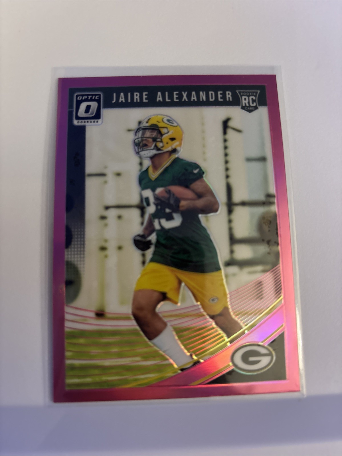 2018 Donruss Optic - Rookies Jaire Alexander #109 Pink Prizm (RC)