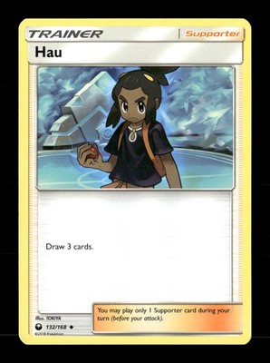 Hau 132/168 SM - Celestial Storm LP Pokémon TCG