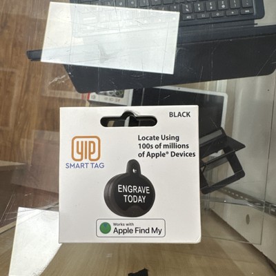 2 Pack YIP Smart Tag Black Apple IPhone