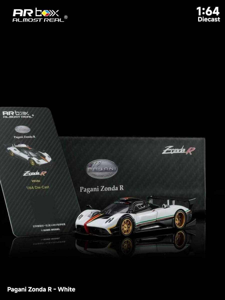 Almost Real Pagani Zonda R White 1/64 Diecast Model Car AR Box | eBay