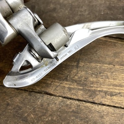 SHIMANO RD-R600 、FD-A551セット Vintage Shimano RX100 Derailleur Set Road Bike Japan FD-A551 RD