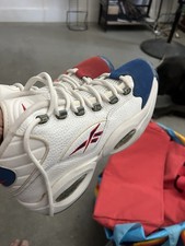 Reebok Men s Mid Top Basketball Sneakers Leat...