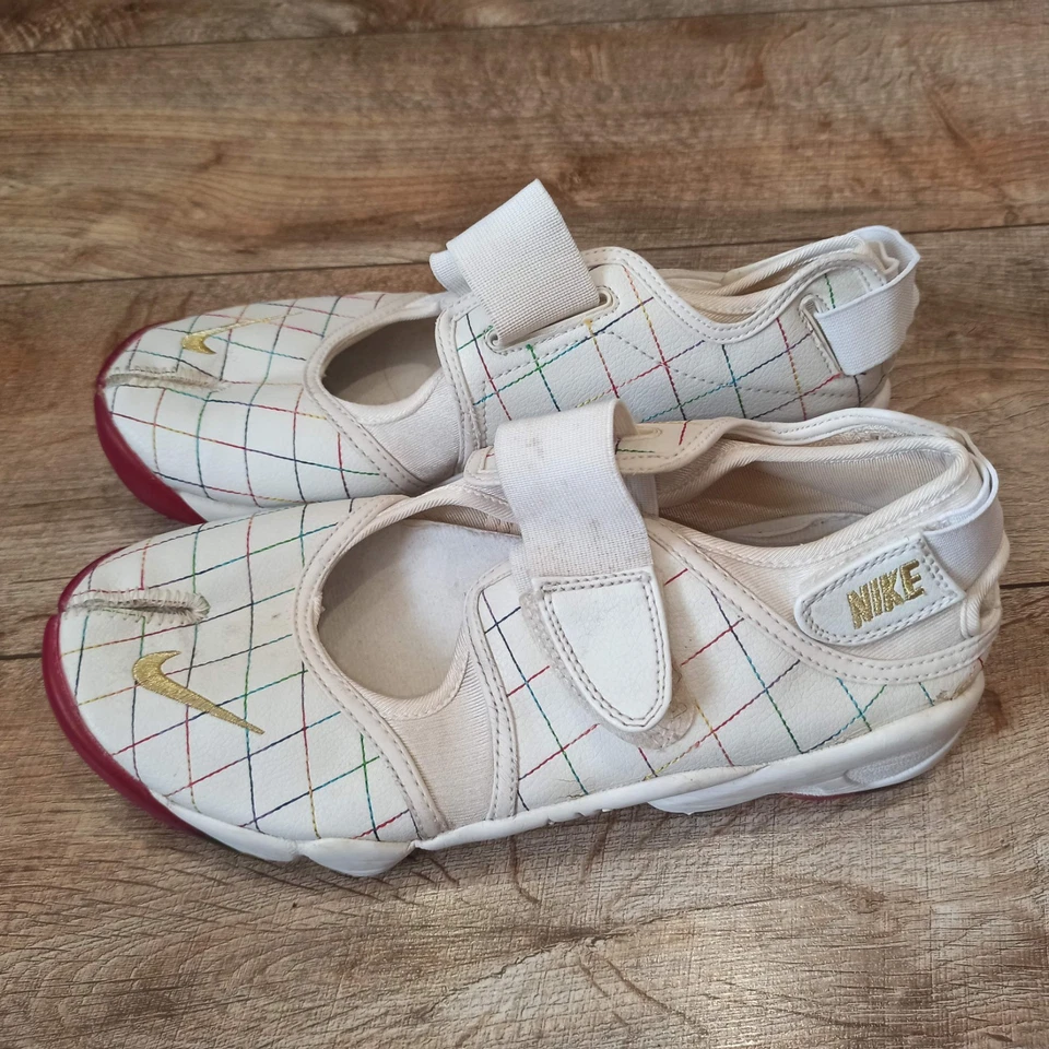 NIKE AIR RIFT PLUS 308673-117 VINTAGE 2008 ZAPATILLAS SANDALIAS ZAPATOS TALLA US 9.5 Foto 3 de 4