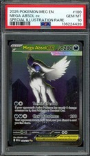 Pokemon TCG Mega Evolution #180 Mega Absol ex Special Illustration PSA 10 GEM MT