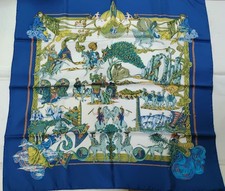 Hermes Scarf Carre 90 Au FIL de la SOIE 943911