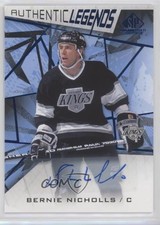 2021-22 Upper Deck SP Game Used Legends Blue Bernie Nicholls #114 Auto 0pz2