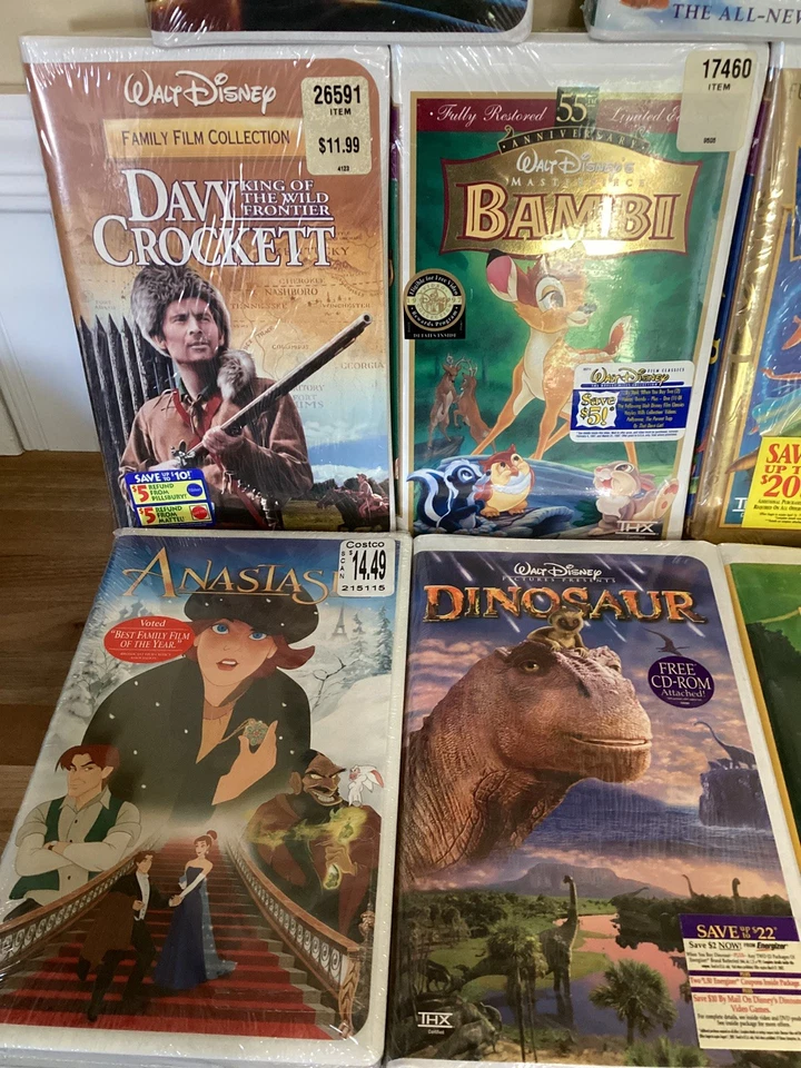 DISNEY CLASSICS Brand New VHS SEALED LOT OF 8 Bambi Petter Pan Black Cauldron.. - Image 3 of 4