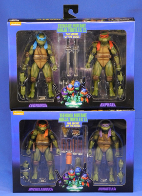 TMNT II SECRET OF THE OOZE 4 NINJA TURTLES SET SEALED | eBay