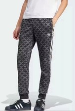 Adidas SST Monogram Track Pants Black-Size XL Joggers-New-Genuine