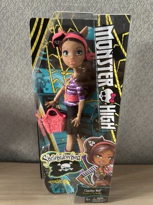 Monster High Shriekwrecked CLAWDEEN WOLF Puppe Ghouls Mattel 2016 MISB