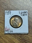 1939 P Lincoln Wheat Cent Penny Nice BU Uncirculated MS++ US 1c Coin (Raw14780)