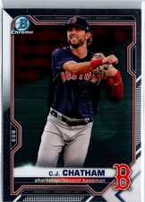 2021 Bowman Chrome Prospects #BCP113 C.J. Chatham