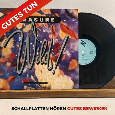 Erasure Wild LP 12 Vinyl Schallplatte VG+