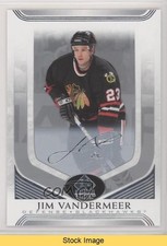 2020-21 SP Signature Edition Legends Silver Script Jim Vandermeer #191 READ 8tn