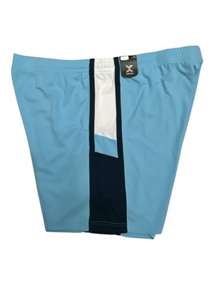 Xersion Mens 4XLT Athletic Shorts Sky Blue 9'' Train Short Hits at Knee Quick Dry