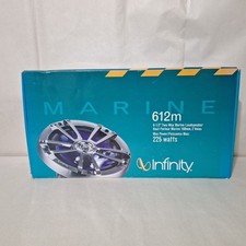 Infinity Marine Boat Yacht Speakers 2 612m 6.5" Two-Way Loudspeaker 225 Watts