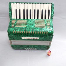 Yamaha Accordion Part 8905 25 Keys 12 Bass green Needs repair japan free shippin