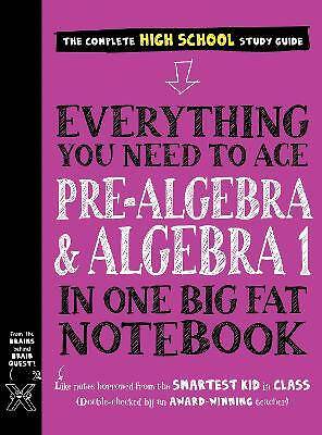 Alles, was Sie brauchen, um Präalgebra und Algebra zu ace