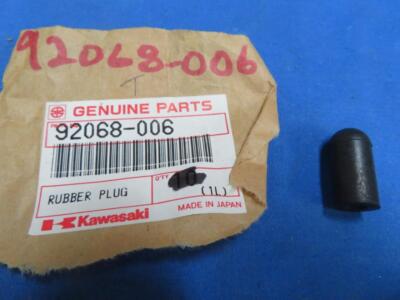 NOS Kawasaki # 92068-006 - RUBBER PLUG Z1 KZ1000 KZ900 ZX750