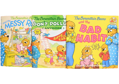 Berenstain Bears Lot Of 3 Books With Stickers