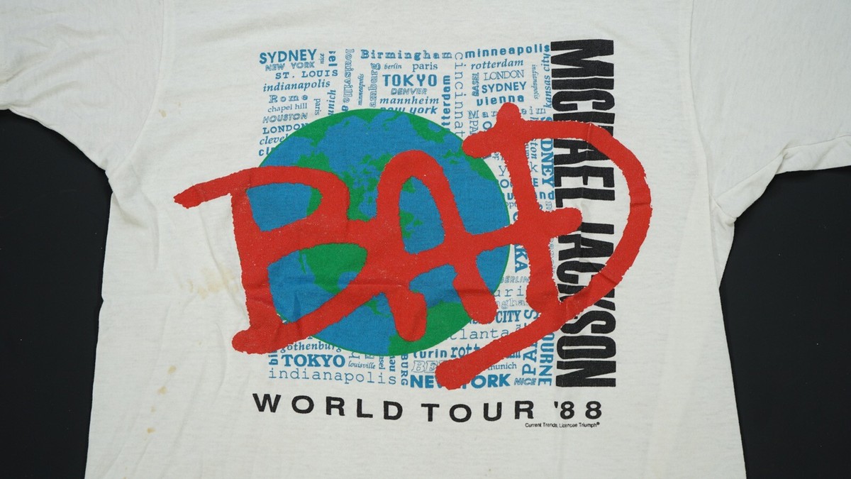 Michael Jackson BAD WORLD TOUR 88 Tシャツ s-l1200.jpg