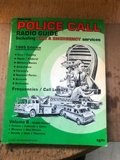 Vintage 1982 Radio Shack Police Call Radio Directory Fire  Emergency