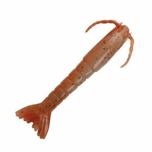 Berkley Gulp! Saltwater Ghost Shrimp Bait - 3-Inch, Natural With Sparkle, 7 Baits Per Pack