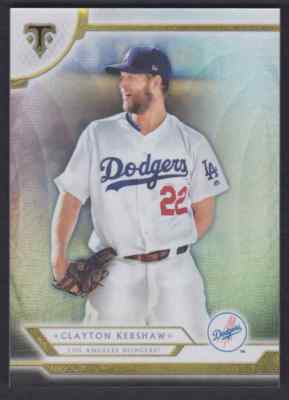 2018 TOPPS TRIPLE THREADS CLAYTON KERSHAW LOS ANGELES DODGERS #16