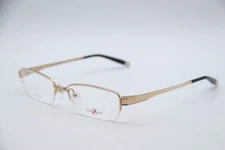 NEW CHARMANT Z ZT 11743 GP GOLD BLACK AUTHENTIC DESIGNER EYEGLASSES 54-17