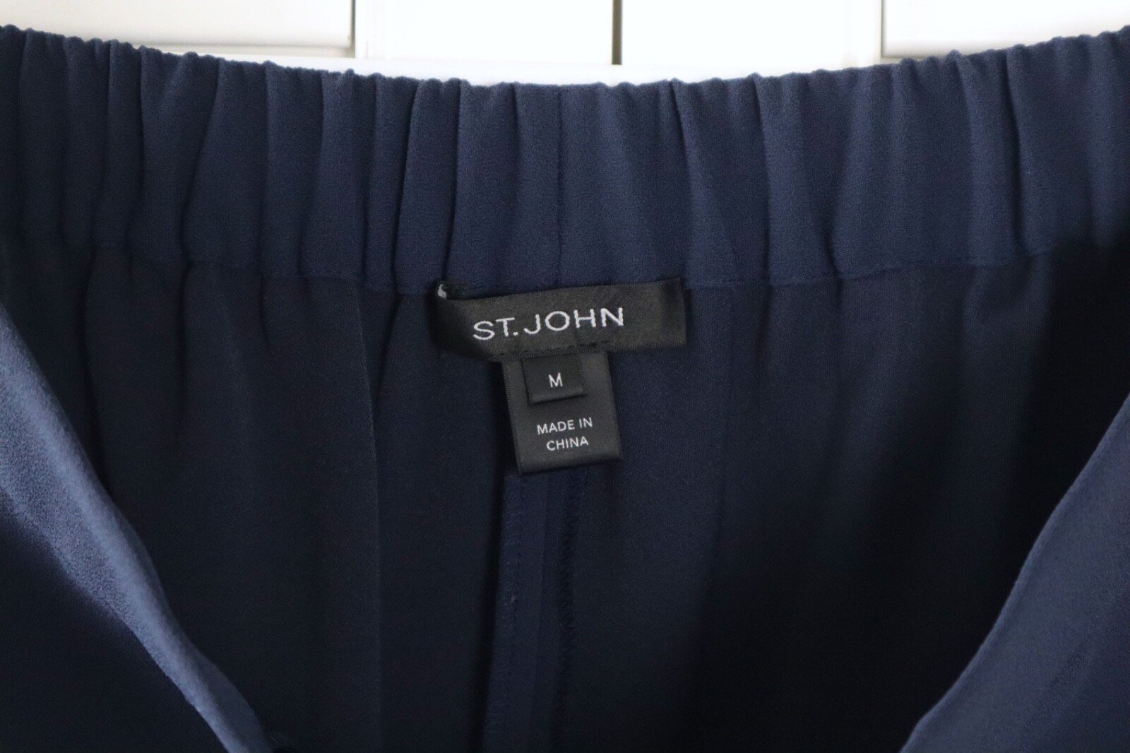 ST. JOHN COLLECTION $295 Pull On Solid Navy Crepe… - image 3
