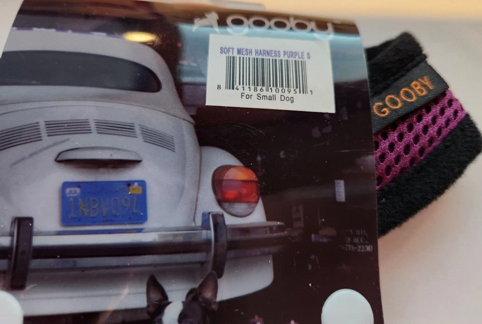 Gooby Soft Mesh Harness for Small Dogs and Cats - RED 9.5-13" Chest, 9" Neck - Image 4 of 4