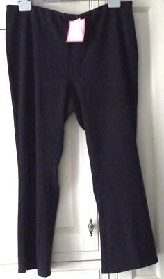 JULIPA TROUSERS - Navy Blue Straight Leg Stretch -  UK 22 / 27'' Leg - BRAND NEW