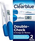1 x Clearblue Schwangerschaftstest Kombipack Double-Check Früh & Woche, 2 Tests