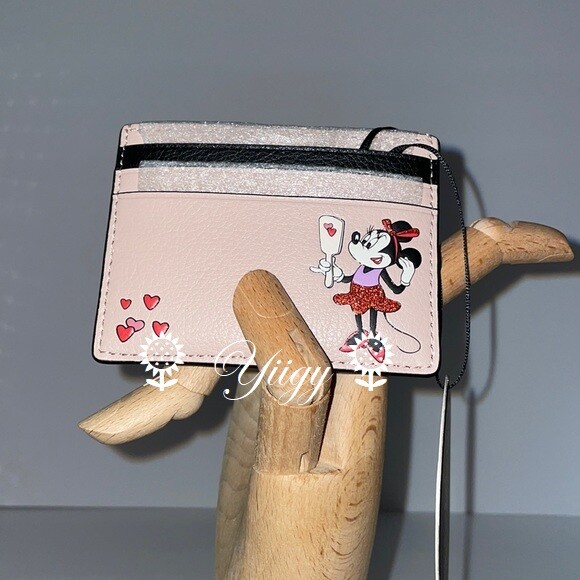 🐼💦 Kate Spade 🐼💦 Disney Minnie Mouse Leather Credit Card Case