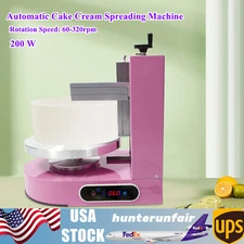 New Cake Cream Spreading Coating Smearing Machine Automatic Cake Wiping Machine