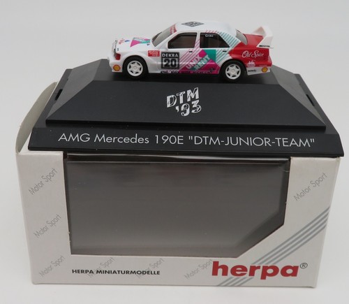 Herpa Ho 1/87 Mercedes 190 E AMG Evo 2 DTM 93 Junior Team #20 Grau Unix #035798