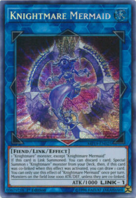 *** KNIGHTMARE MERMAID *** PRISMATIC SECRET RARE MP19-EN025 YUGIOH! 