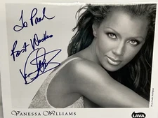 Vanessa Williams American Actress Singer 8x10 B/W Picture Signed Personalized