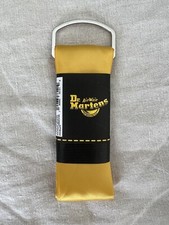 NEW Genuine Dr. Martens 55" Yellow Satin Ribbon Shoe Laces for 8-10 Eye Boots
