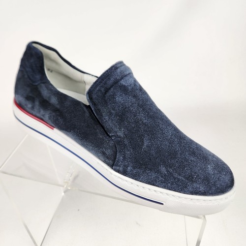 Paul Green Quincy Womens Slip On Sneaker Soft Blue Suede Shoes Size 9.5 US 7 UK