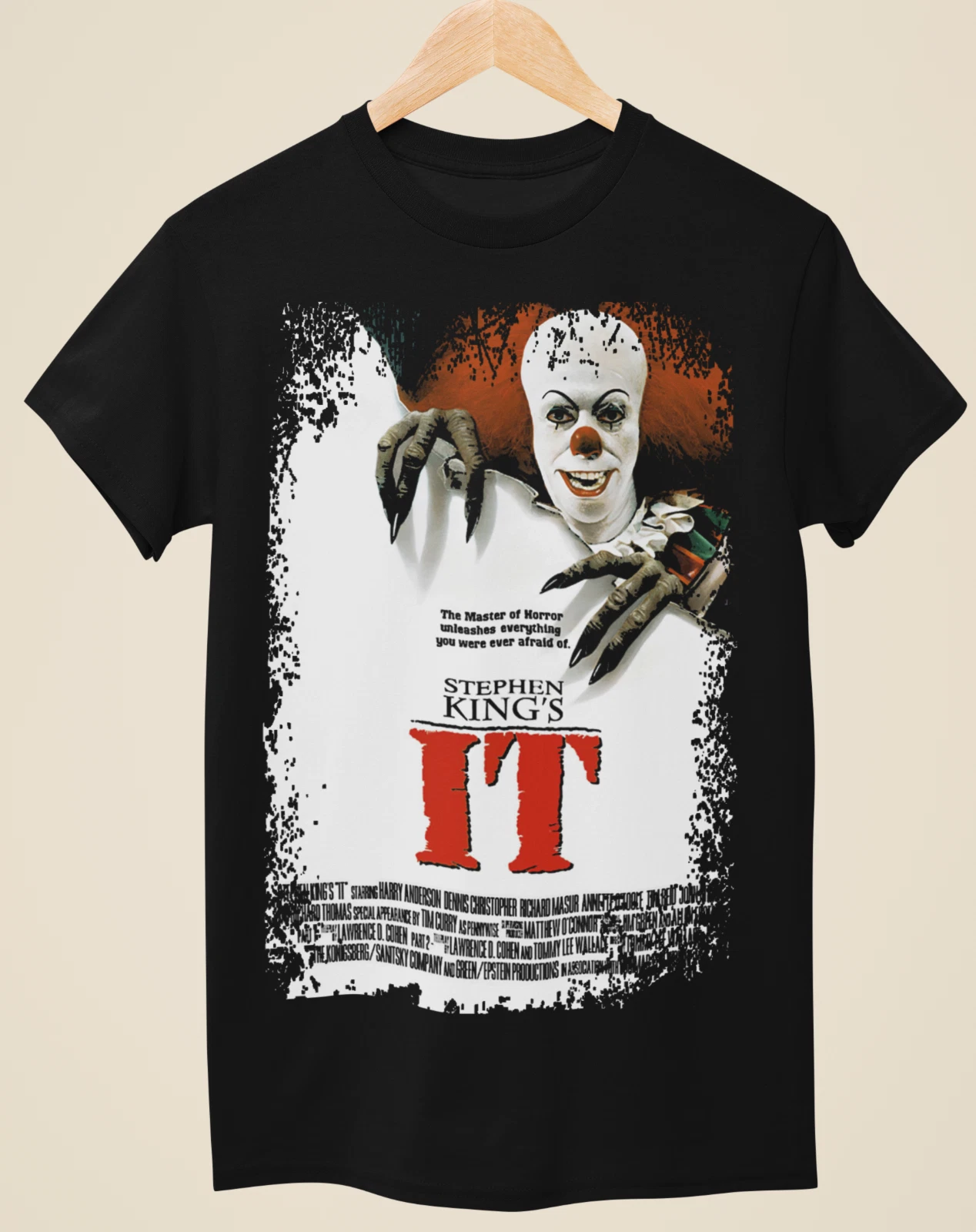 IT - Movie Poster Inspired Unisex Black T-Shirt
Opens in a new window or tab