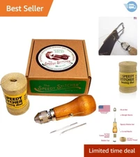 Sewing Awl Kit with 180-Yard Thread - Perfect for Durable Repairs