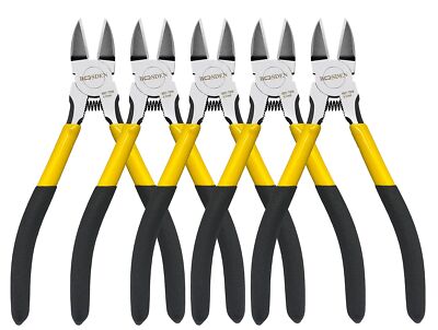 Wire Cutters 5 Pack6.5 inch Flush CuttersSpring Loaded Cutting PliersPrecisio...
