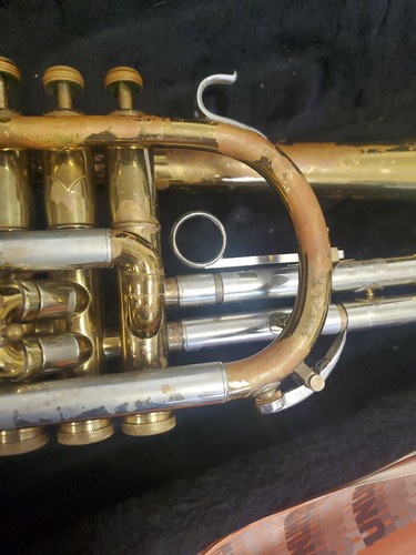 Custodia Bundy vintage Martin Indiana Cornet RMC & Vincent Bach 7C boccaglio - Foto 10 di 24