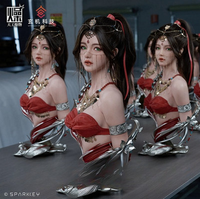 ManYou Studio Ghost Blade FengYe Princess Silicone Bust in stock 1/1 Scale 75cm