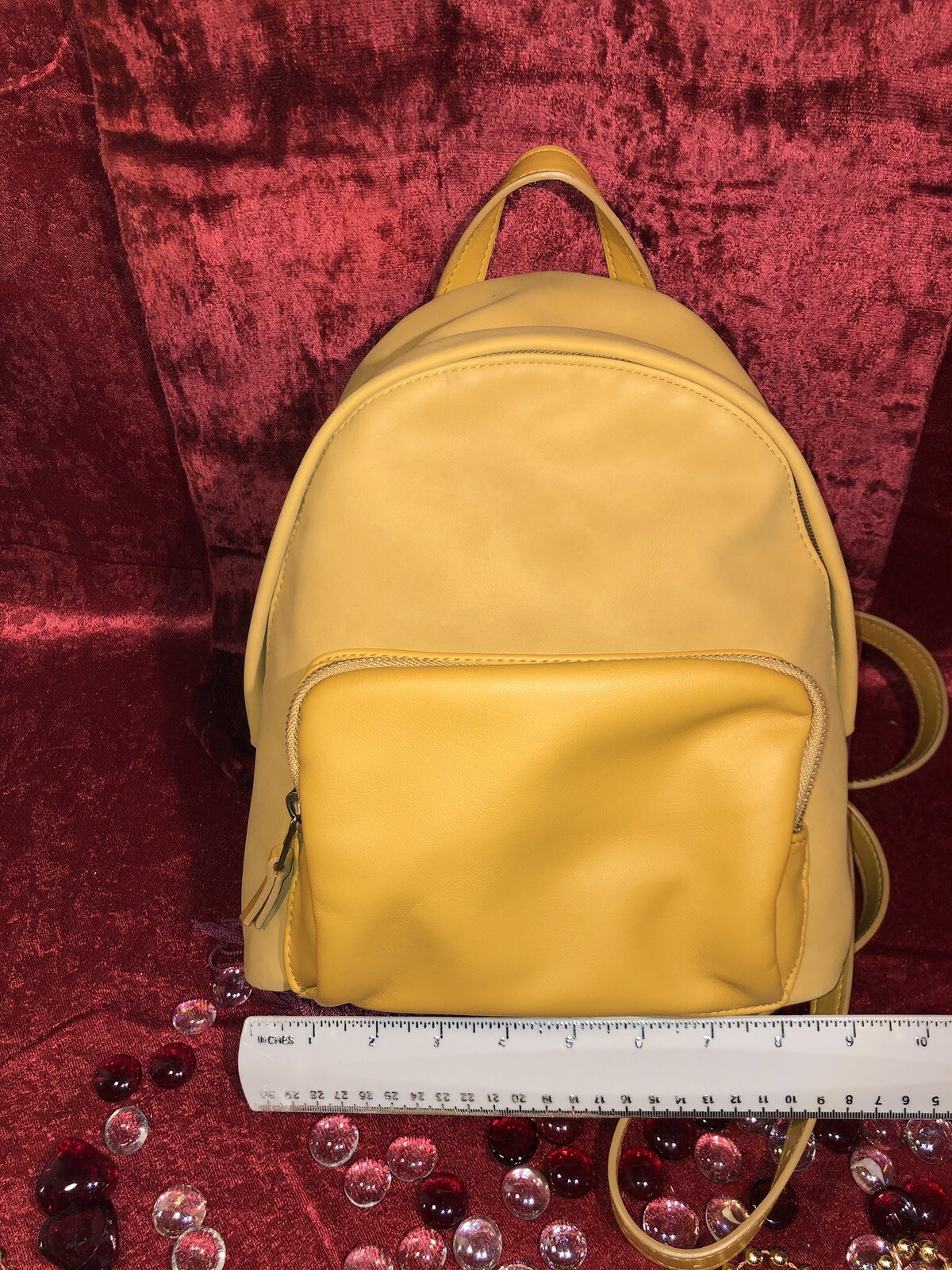 Universal Thread Cool Gold Hobo Backpack adjustab… - image 2