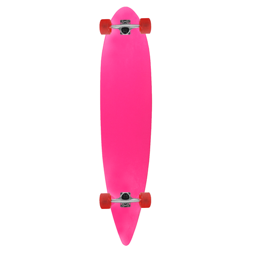 Moose Pintail 9" x 43" Longboard Neon Pink Complete - 第 2/4 張圖片