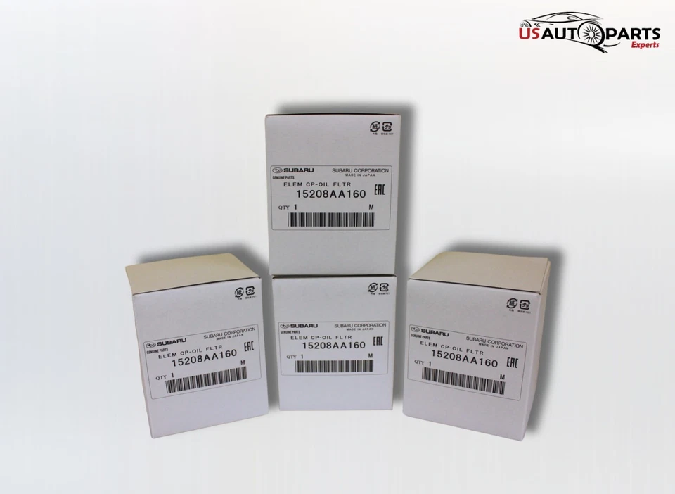 Juego de 4 filtros de aceite de motor originales Subaru para Forester Impreza Legacy 2011-2025 Foto 4 de 4