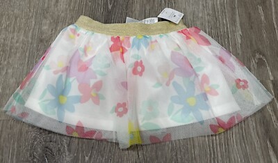 New Carter s Baby Girl Floral Skirt 9 Month J13
