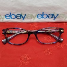      COACH HC 6065 5288 Confetti Purple 49  17 135 Square Eyeglasses "Frames Only"